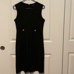 Banana Republic charcoal  Embellished Sheath Dress